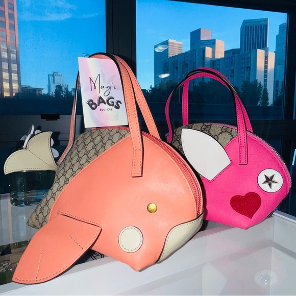 Gucci: Whale Animal Novelty Zoo Tote Bag - Picture 4 of 16